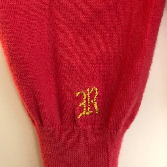 Red Rugby Cardigan - Picture 6 of 6